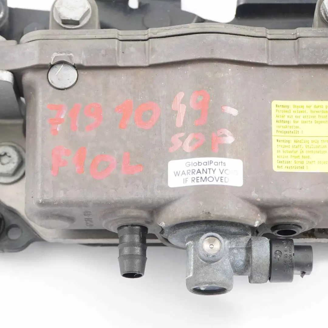 BMW F10 F11 Hood Hinge Left N/S Engine Bonnet Actuator Sophistograu Grey - A90 - SKU 7207199-SOP - Part number 7207199