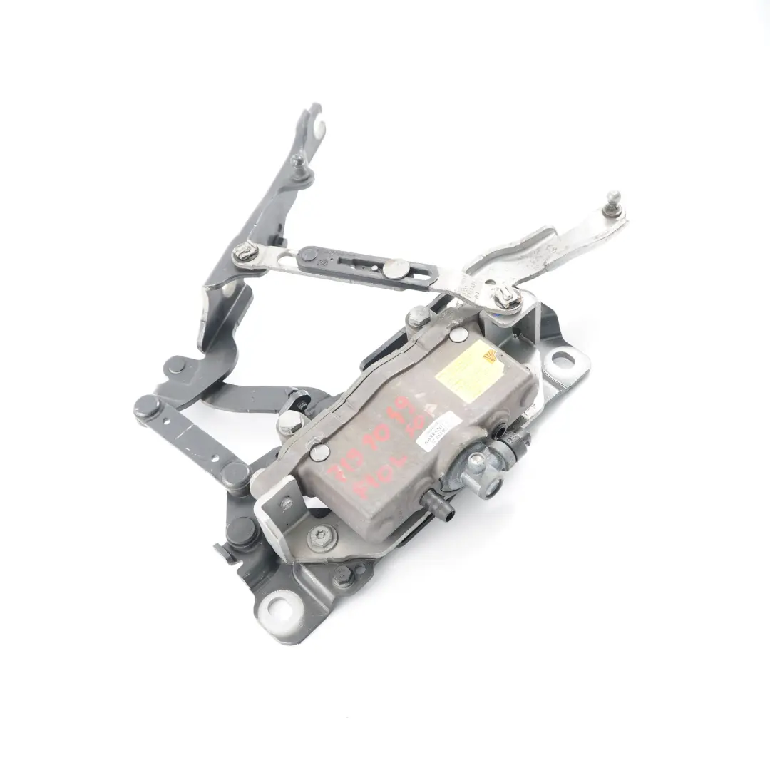 BMW F10 F11 Hood Hinge Left N/S Engine Bonnet Actuator Sophistograu Grey - A90 - SKU 7207199-SOP - Part number 7207199