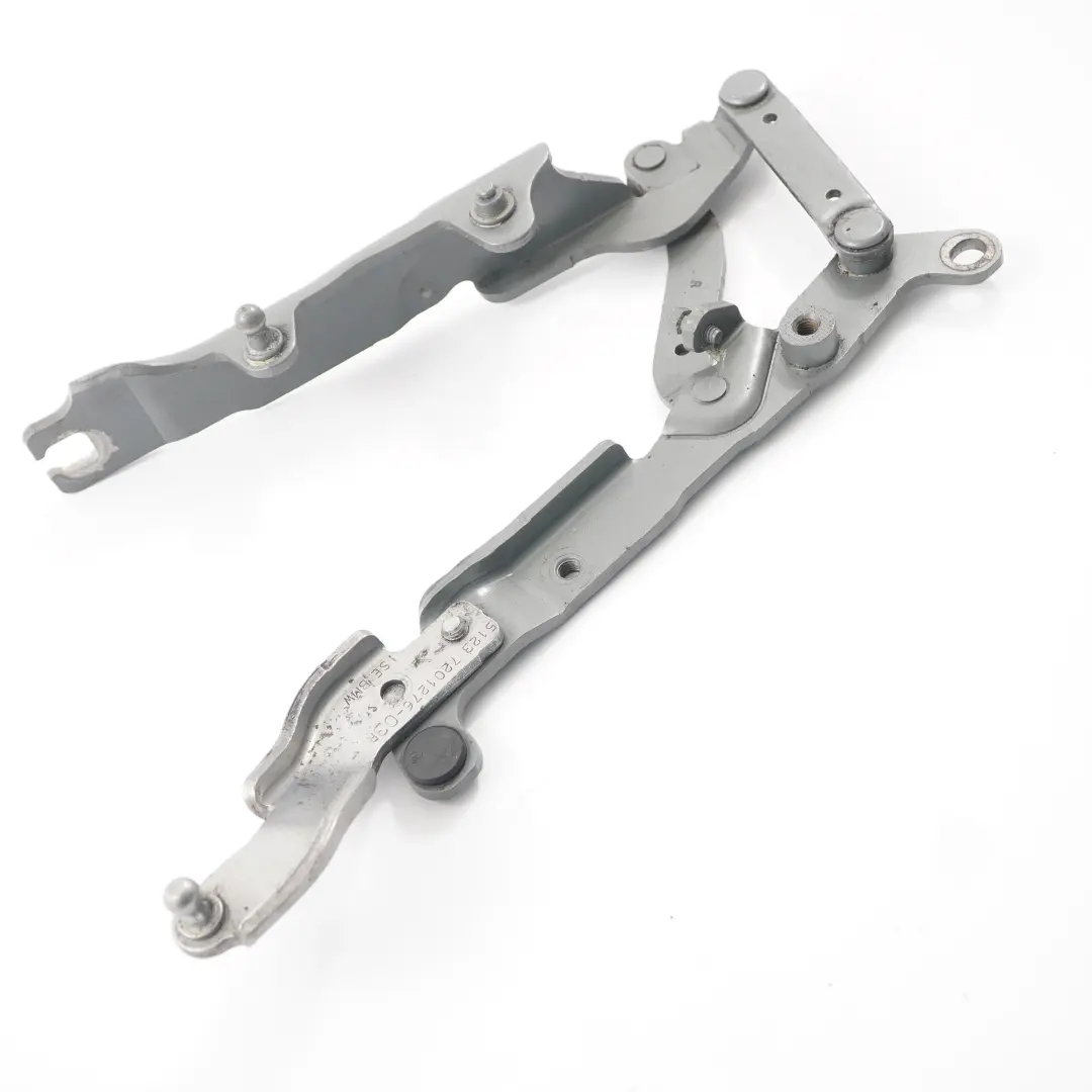 Hood Hinge Right O/S Engine Bonnet Actuator Spacegrau Grey - A52 to BMW F10 F11 with Part number 7207200 BMW F10 F11 Hood Hinge Right O/S Engine Bonnet Actuator Spacegrau Grey - A52 - SKU 7207200-SCG1 - Part number 7207200