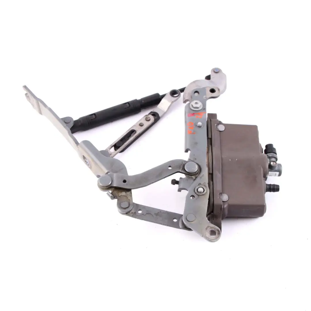 BMW F10 F11 Hood Hinge Right O/S Engine Bonnet Actuator Spacegrau Grey - A52 - SKU 7207200-SCG - Part number 7207200