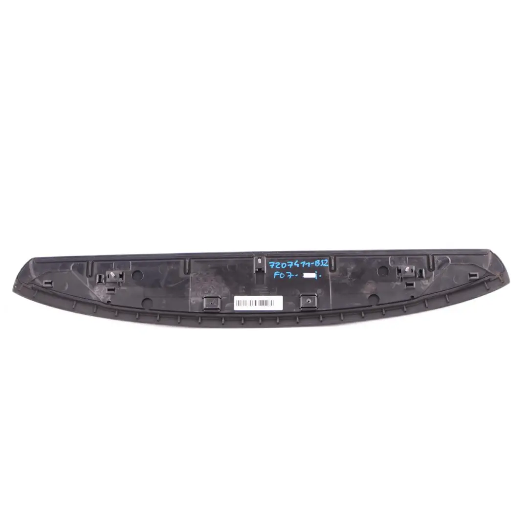 Spoiler BMW F07 Cover Panel Top Trunk Lid Gran Turismo Black Sapphire 475 to Rear with Part number 7207411 Rear Spoiler BMW F07 Cover Panel Top Trunk Lid Gran Turismo Black Sapphire 475 - SKU 7207411-BS2 - Part number 7207411