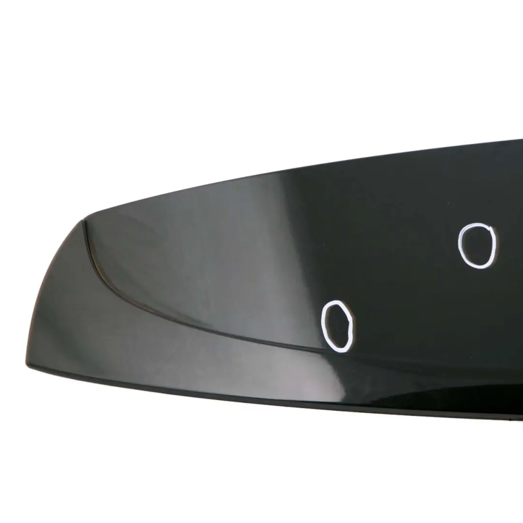 Spoiler BMW F07 Cover Panel Top Trunk Lid Gran Turismo Black Sapphire 475 to Rear with Part number 7207411 Rear Spoiler BMW F07 Cover Panel Top Trunk Lid Gran Turismo Black Sapphire 475 - SKU 7207411-BS - Part number 7207411