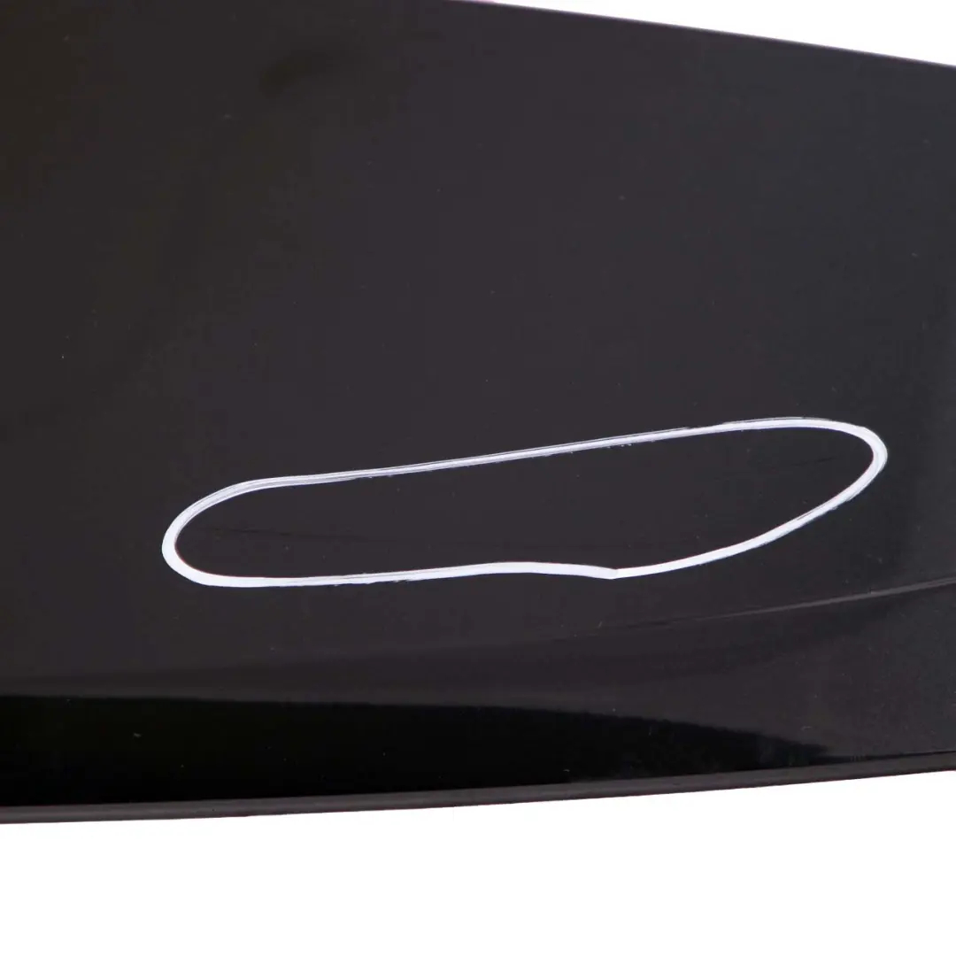 Spoiler BMW F07 Cover Panel Top Trunk Lid Gran Turismo Black Sapphire 475 to Rear with Part number 7207411 Rear Spoiler BMW F07 Cover Panel Top Trunk Lid Gran Turismo Black Sapphire 475 - SKU 7207411-BS - Part number 7207411