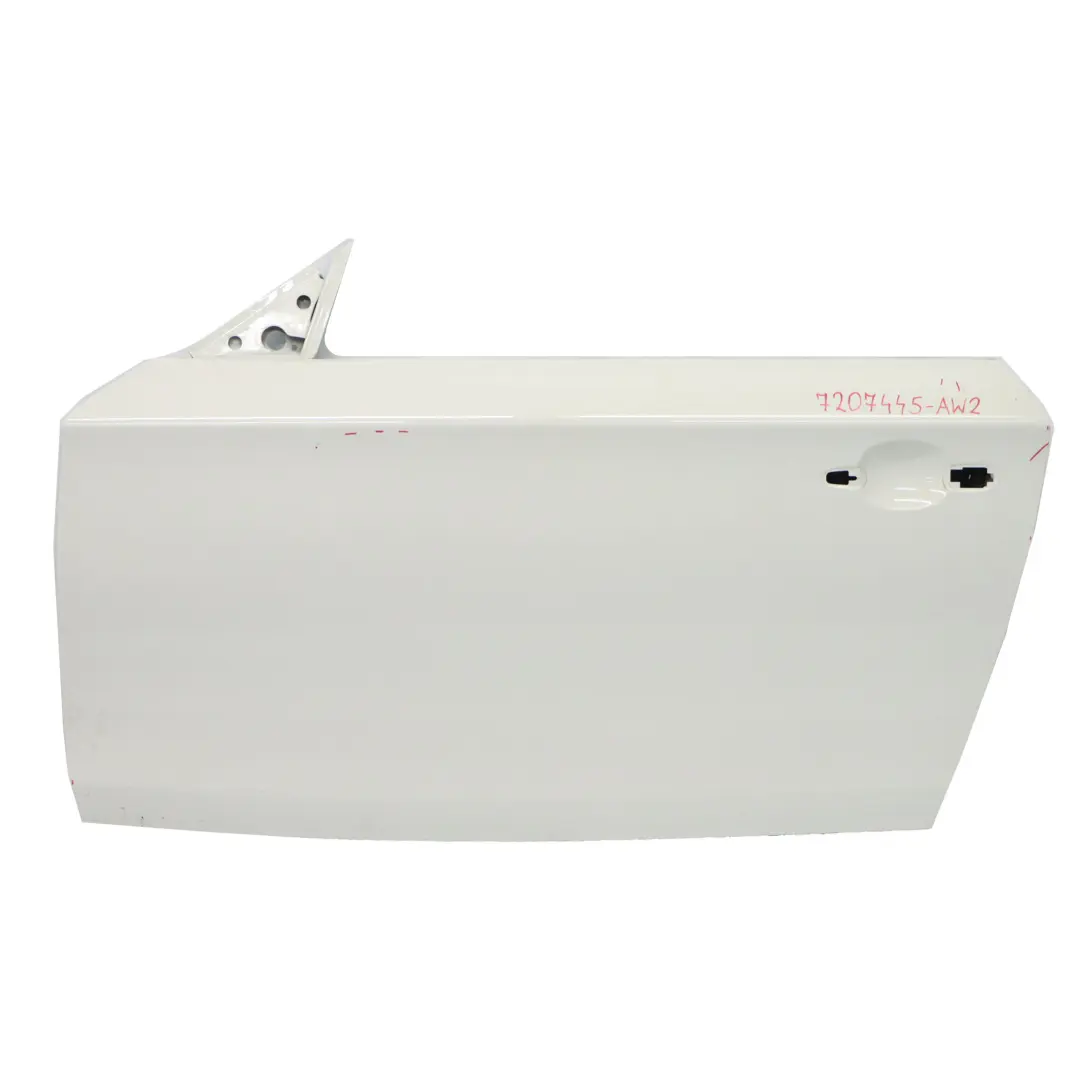 BMW E81 E82 E88 Door Front Left N/S Alpinweiss Alpine White 3 - 300 - SKU 7207445-AW2 - Part number 7207445