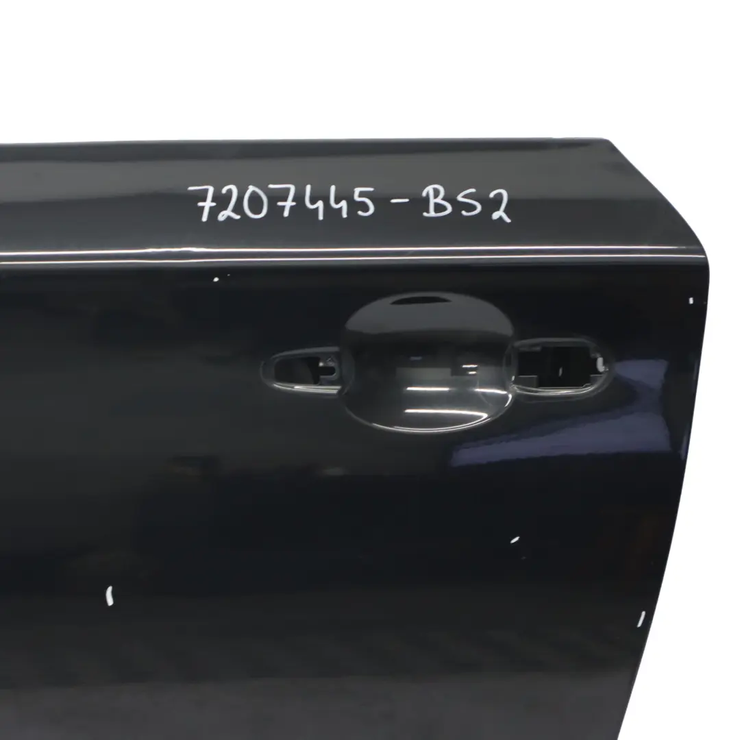 BMW E81 E82 E88 Porte Avant Gauche Noir Saphir Métallique - 475 - SKU 7207445-BS2 - Numéro de pièce 7207445