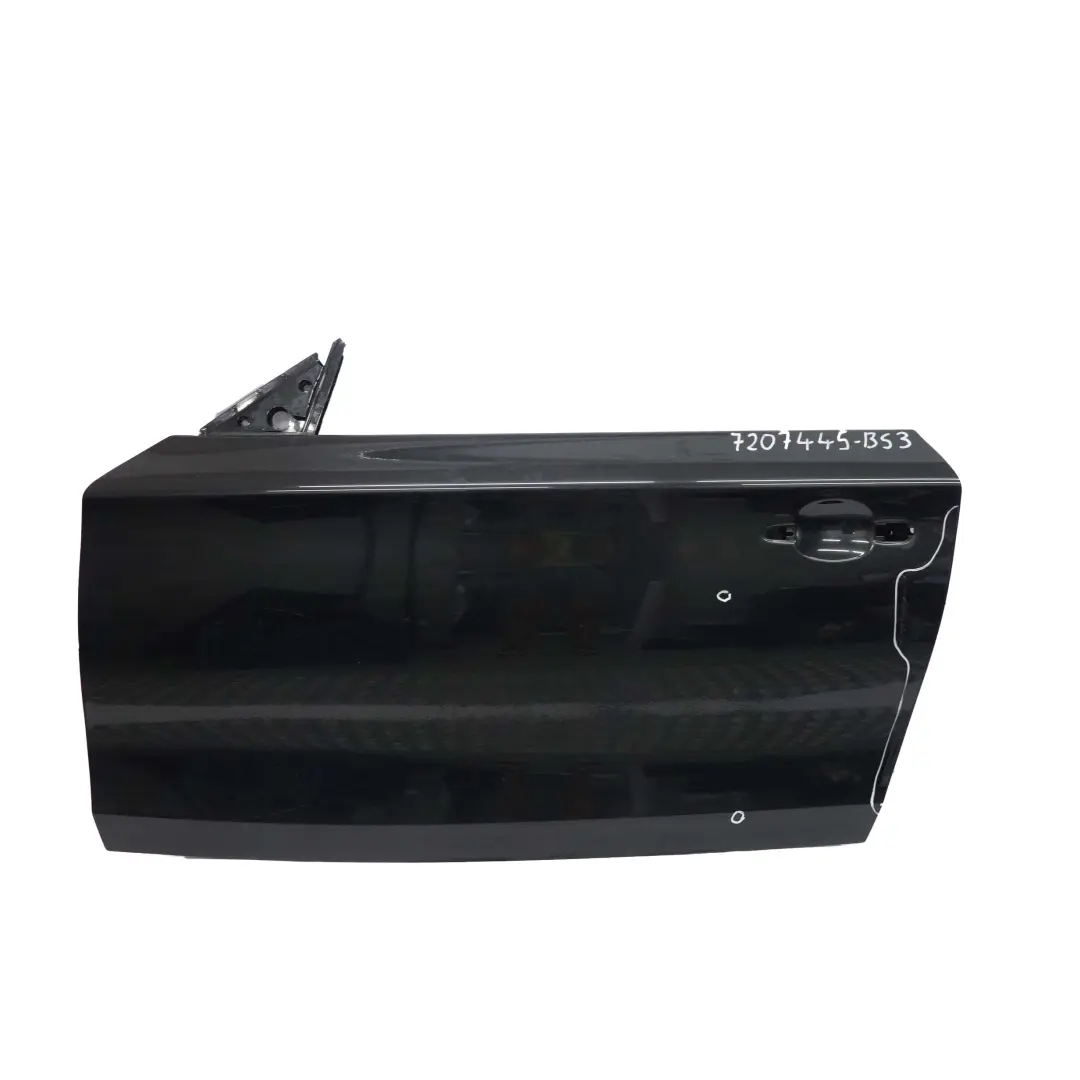 BMW E81 E82 E88 Door Front Left N/S Black Sapphire Metallic - 475 - SKU 7207445-BS3 - Part number 7207445