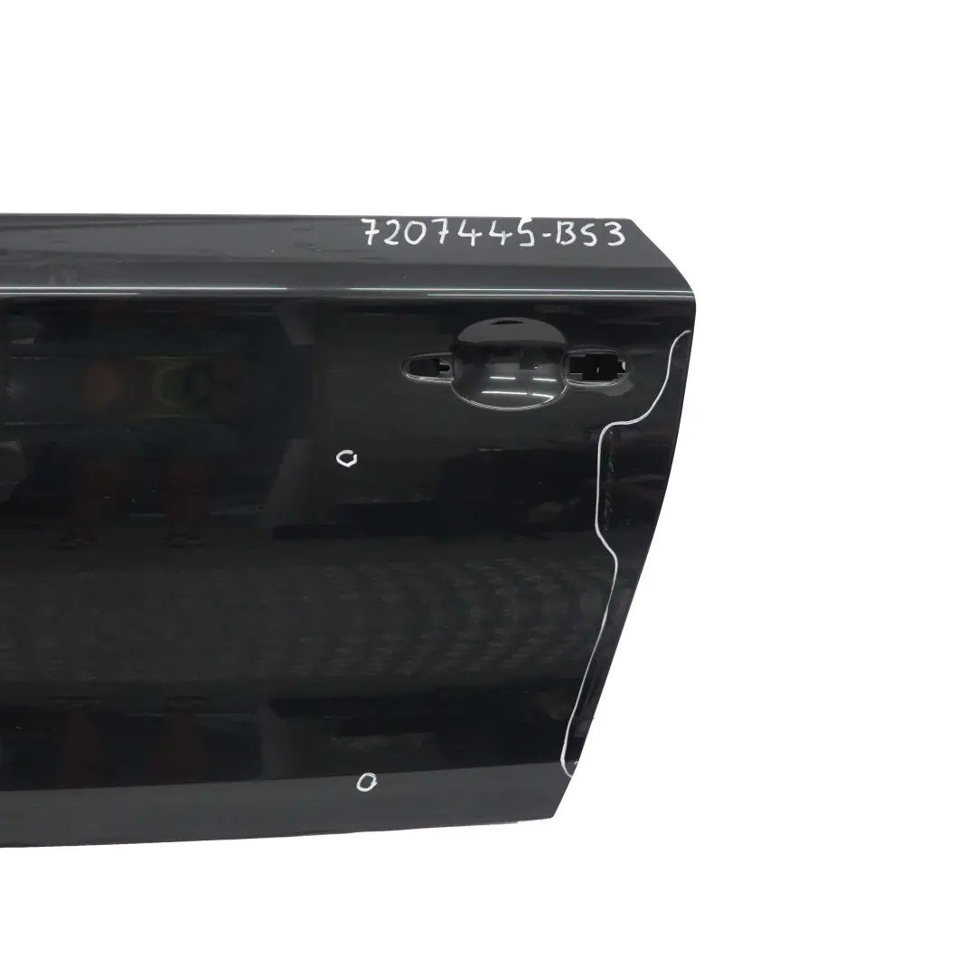 BMW E81 E82 E88 Tür Vorne Links Black Sapphire Schwarz Metallic - 475 - SKU 7207445-BS3 - Teilenummer 7207445