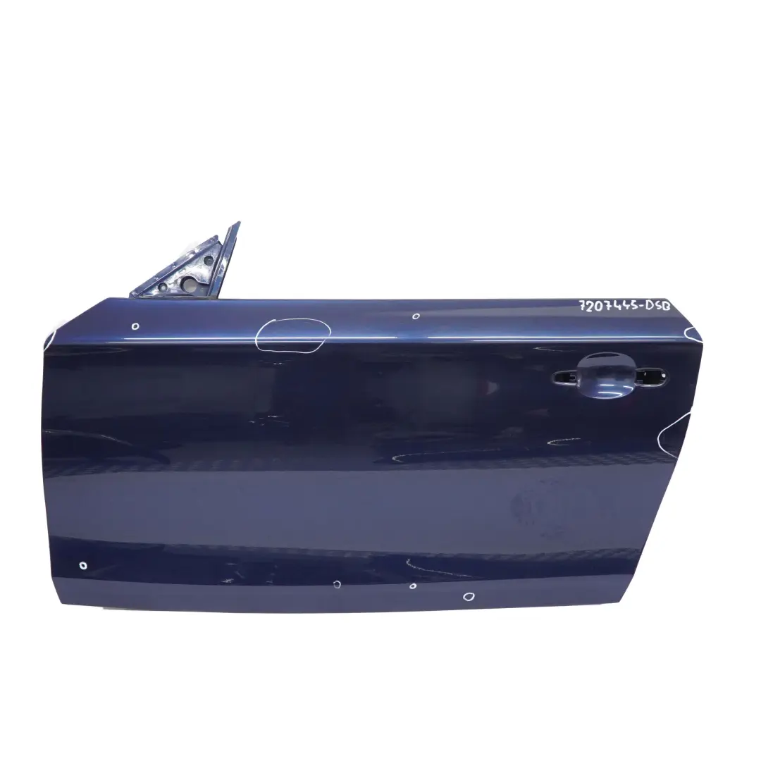 Door Front Left N/S Tiefseeblau Deep Sea Blue - A76 to BMW 1 E81 E82 E88 with Part number 7207445 BMW 1 E81 E82 E88 Door Front Left N/S Tiefseeblau Deep Sea Blue - A76 - SKU 7207445-DSB - Part number 7207445