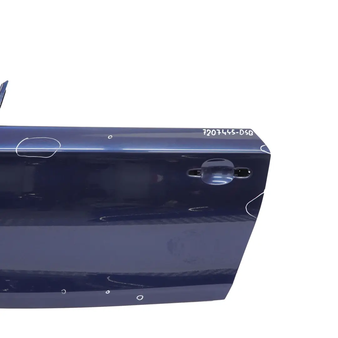 Door Front Left N/S Tiefseeblau Deep Sea Blue - A76 to BMW 1 E81 E82 E88 with Part number 7207445 BMW 1 E81 E82 E88 Door Front Left N/S Tiefseeblau Deep Sea Blue - A76 - SKU 7207445-DSB - Part number 7207445