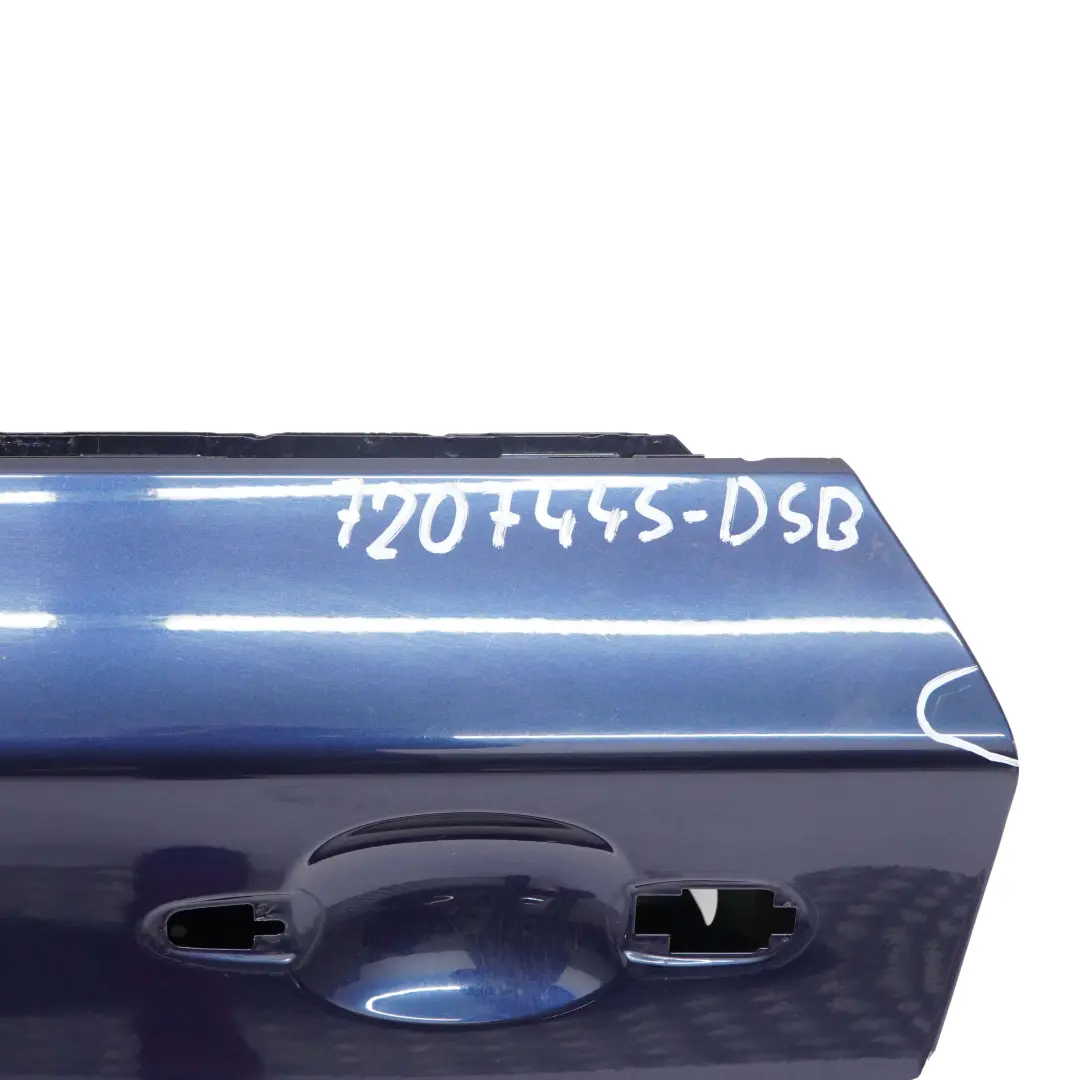 Door Front Left N/S Tiefseeblau Deep Sea Blue - A76 to BMW 1 E81 E82 E88 with Part number 7207445 BMW 1 E81 E82 E88 Door Front Left N/S Tiefseeblau Deep Sea Blue - A76 - SKU 7207445-DSB - Part number 7207445