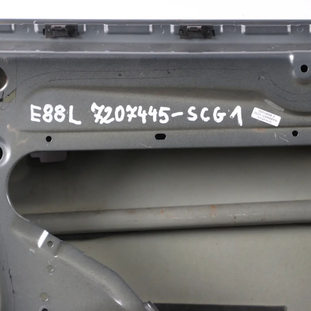 Door Front Left N/S Spacegrau Space Grey Metallic - A52 to BMW 1 E81 E82 E88 1 with Part number 7207445 BMW 1 E81 E82 E88 1 Door Front Left N/S Spacegrau Space Grey Metallic - A52 - SKU 7207445-SCG1 - Part number 7207445