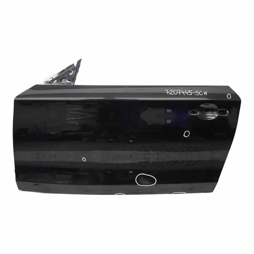 BMW E81 E82 E88 Porta Anteriore Sinistra N/S Schwarz Nero - 668 - SKU 7207445-SCH - Numero di parte 7207445