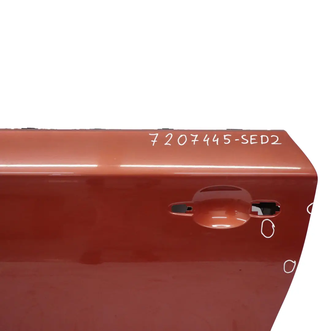BMW E81 E82 E88 Porte avant gauche Sedonarot Rouge Sedona Metallise - A79 - SKU 7207445-SED2 - Numéro de pièce 7207445