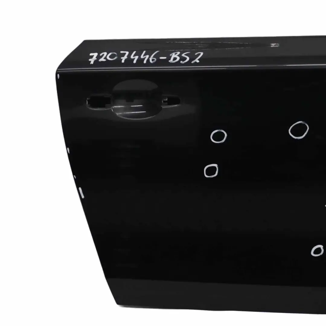 Door Front Right O/S Black Sapphire Metallic 475 to BMW E81 E82 E88 with Part number 7207446 BMW E81 E82 E88 Door Front Right O/S Black Sapphire Metallic 475 - SKU 7207446-BS2 - Part number 7207446