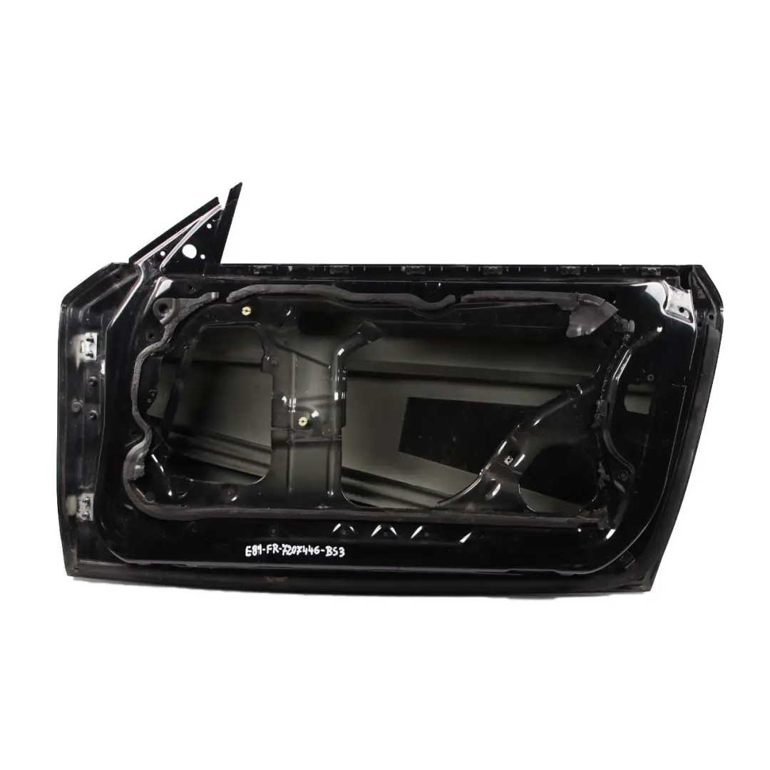 Door Front Right O/S BMW E81 E82 E88 Black Sapphire Metallic - 475 to with Part number 7207446 Door Front Right O/S BMW E81 E82 E88 Black Sapphire Metallic - 475 - SKU 7207446-BS3 - Part number 7207446