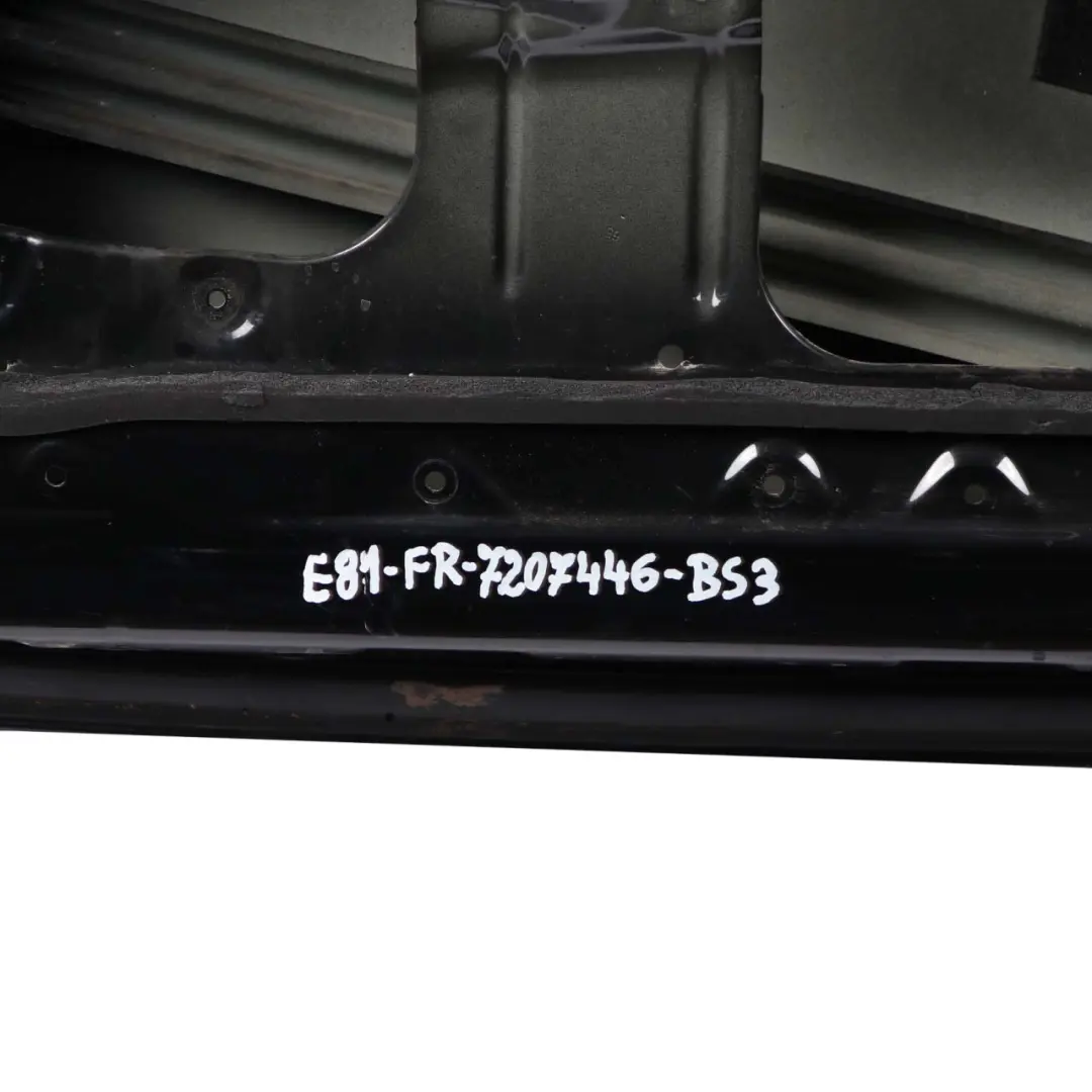 Door Front Right O/S BMW E81 E82 E88 Black Sapphire Metallic - 475 to with Part number 7207446 Door Front Right O/S BMW E81 E82 E88 Black Sapphire Metallic - 475 - SKU 7207446-BS3 - Part number 7207446
