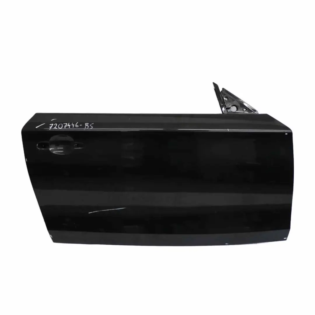 Door Front Right O/S Black Sapphire Metallic - 475 to BMW 1 E81 E82 E88 with Part number 7207446 BMW 1 E81 E82 E88 Door Front Right O/S Black Sapphire Metallic - 475 - SKU 7207446-BS - Part number 7207446
