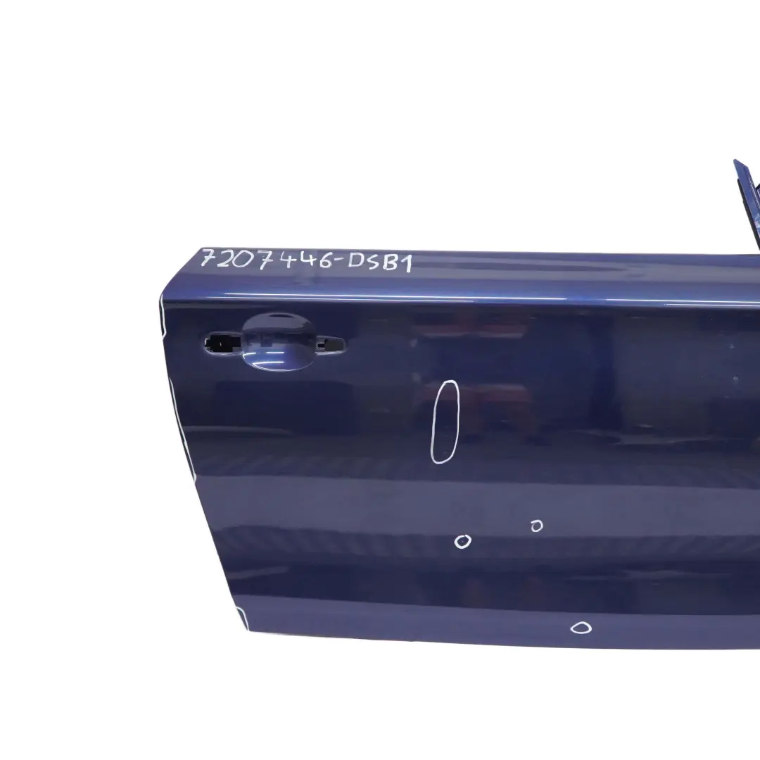 Door Front Right O/S Tiefseeblau Deep Sea Blue - A76 to BMW 1 E81 E82 E88 with Part number 7207446 BMW 1 E81 E82 E88 Door Front Right O/S Tiefseeblau Deep Sea Blue - A76 - SKU 7207446-DSB1 - Part number 7207446