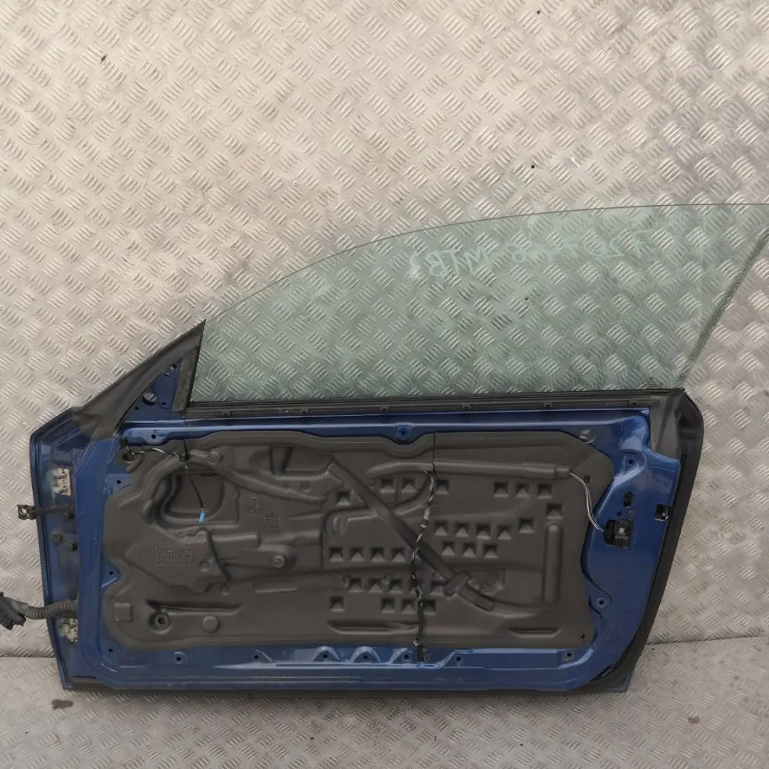 Door Front Right O/S Montegoblau Montego Blau Blue to BMW 1 SERIES 3 E81 E82 E88 with Part number 7207446 BMW 1 SERIES 3 E81 E82 E88 Door Front Right O/S Montegoblau Montego Blau Blue - SKU 7207446-MTB3 - Part number 7207446
