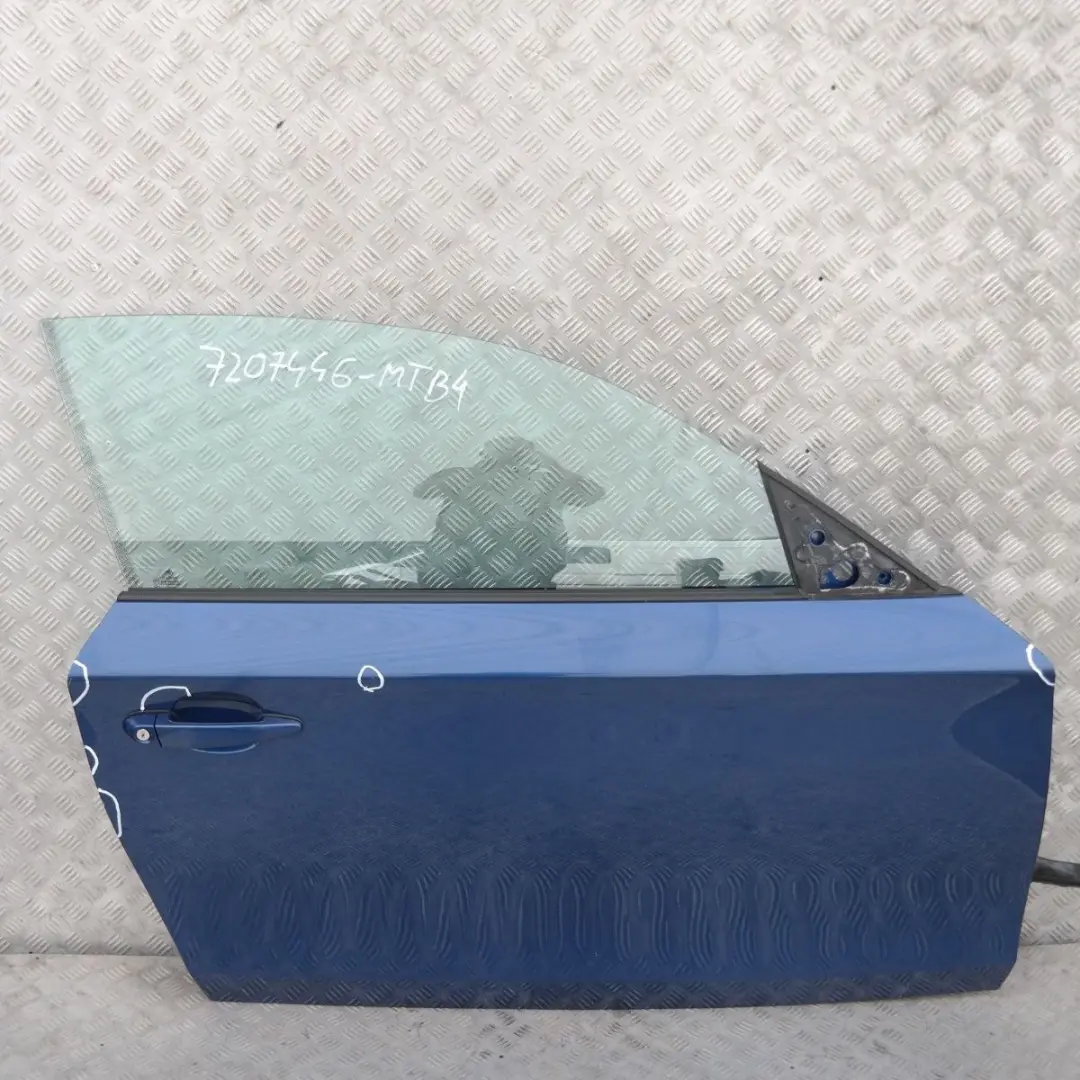 BMW 1 SERIES 4 E81 E82 E88 Door Front Right O/S Montegoblau Montego Blau Blue - SKU 7207446-MTB4 - Part number 7207446