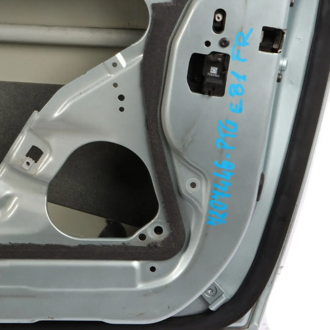 BMW E81 E82 E88 Door Front Right O/S Patagoniagruen Green Metallic - A71 - SKU 7207446-PTG - Part number 7207446