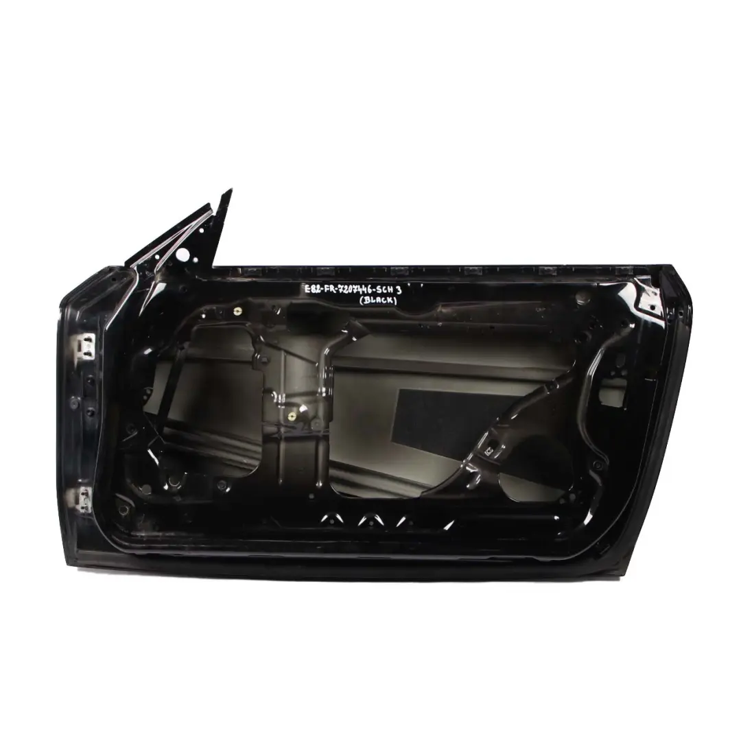 BMW 1 E81 E82 E88 Door Front Right O/S Schwarz 2 Black - 668 - SKU 7207446-SCH3 - Part number 7207446
