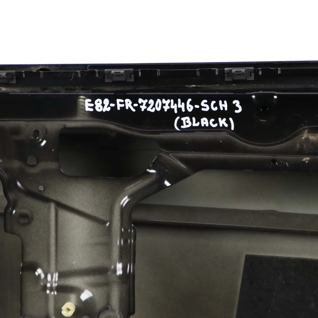 BMW 1 E81 E82 E88 Door Front Right O/S Schwarz 2 Black - 668 - SKU 7207446-SCH3 - Part number 7207446
