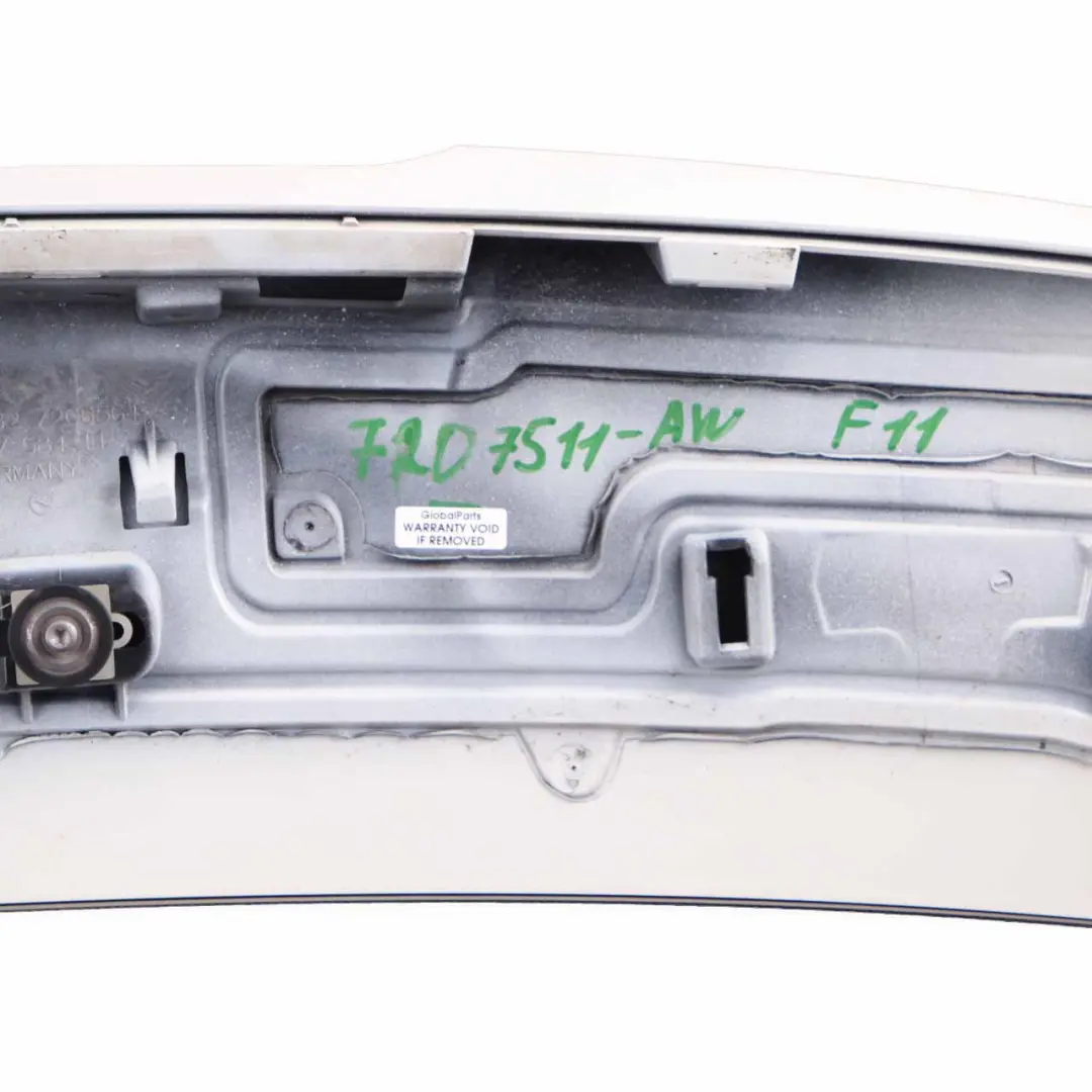 Heckspoiler Kofferraum Heckklappe Sophistograu Grau Metallic A90 für BMW F11 Touring mit Teilenummer 7207511 BMW F11 Touring Heckspoiler Kofferraum Heckklappe Sophistograu Grau Metallic A90 - SKU 7207511-AW - Teilenummer 7207511