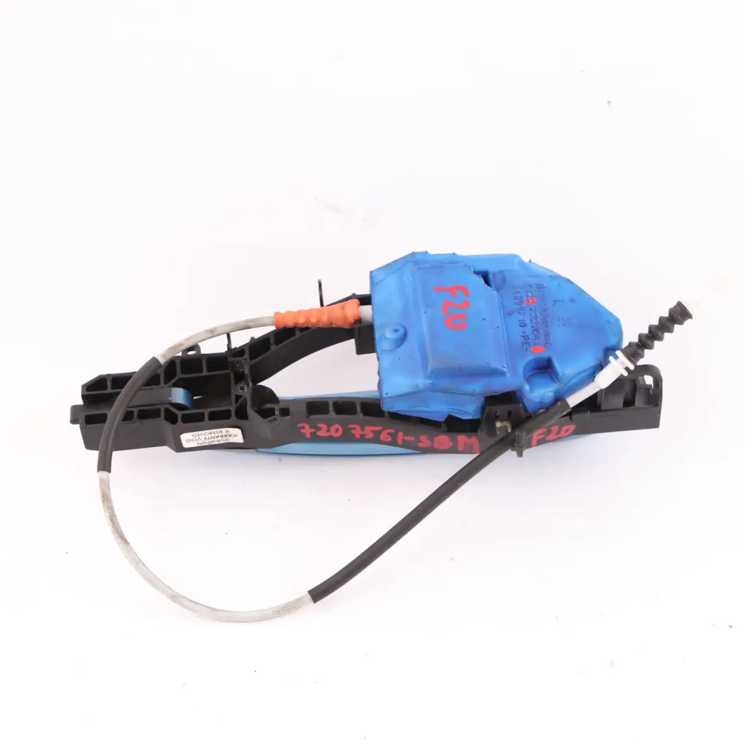 Grab Handle Door BMW F20 LCI Rear Left N/S Seaside Blue Metallic C1R to with Part number 7207561 Grab Handle Door BMW F20 LCI Rear Left N/S Seaside Blue Metallic C1R - SKU 7207561-SBM - Part number 7207561