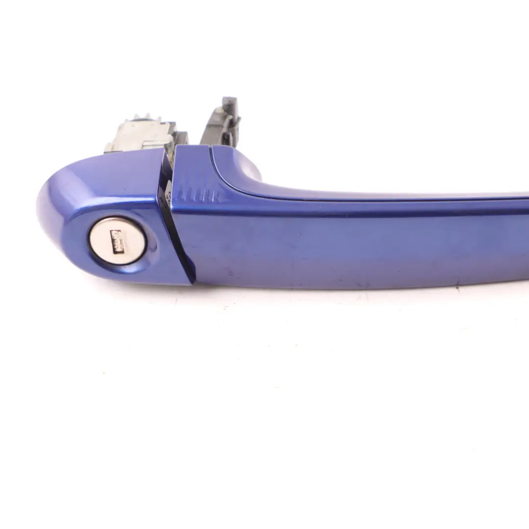 Door Handle Front Right San Marino Blue B51 7332566 to BMW X4 F26 F20 E90 F83 with Part number 7207562 BMW X4 F26 F20 E90 F83 Door Handle Front Right San Marino Blue B51 7332566 - SKU RHD-7332566-SMB - Part number 7207562