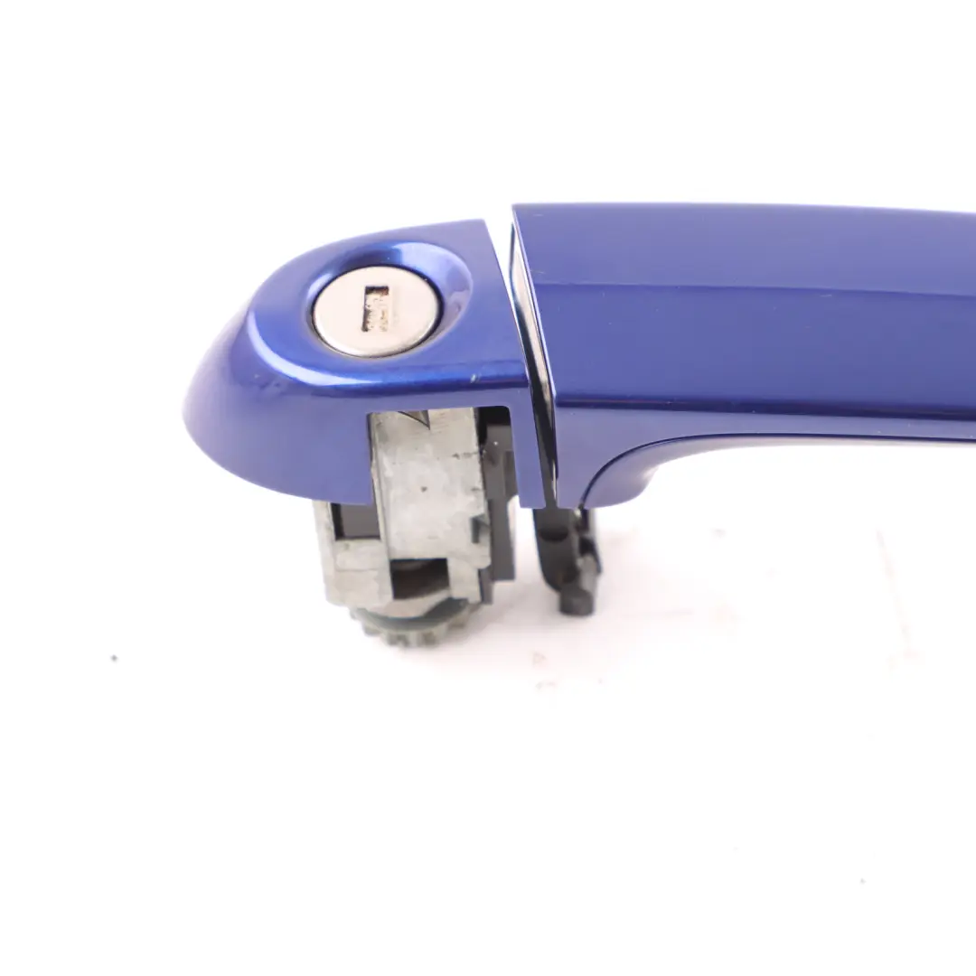 BMW X4 F26 F20 E90 F83 Door Handle Front Right San Marino Blue B51 7332566 - SKU RHD-7332566-SMB - Part number 7207562