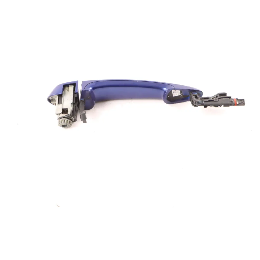 Door Handle Front Right San Marino Blue B51 7332566 to BMW X4 F26 F20 E90 F83 with Part number 7207562 BMW X4 F26 F20 E90 F83 Door Handle Front Right San Marino Blue B51 7332566 - SKU RHD-7332566-SMB - Part number 7207562