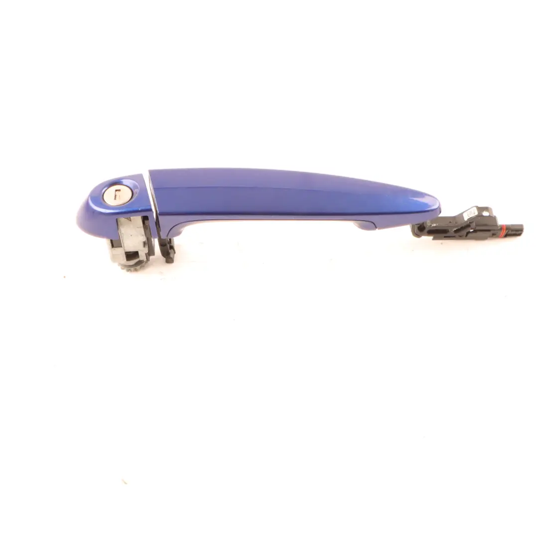 Door Handle Front Right San Marino Blue B51 7332566 to BMW X4 F26 F20 E90 F83 with Part number 7207562 BMW X4 F26 F20 E90 F83 Door Handle Front Right San Marino Blue B51 7332566 - SKU RHD-7332566-SMB - Part number 7207562