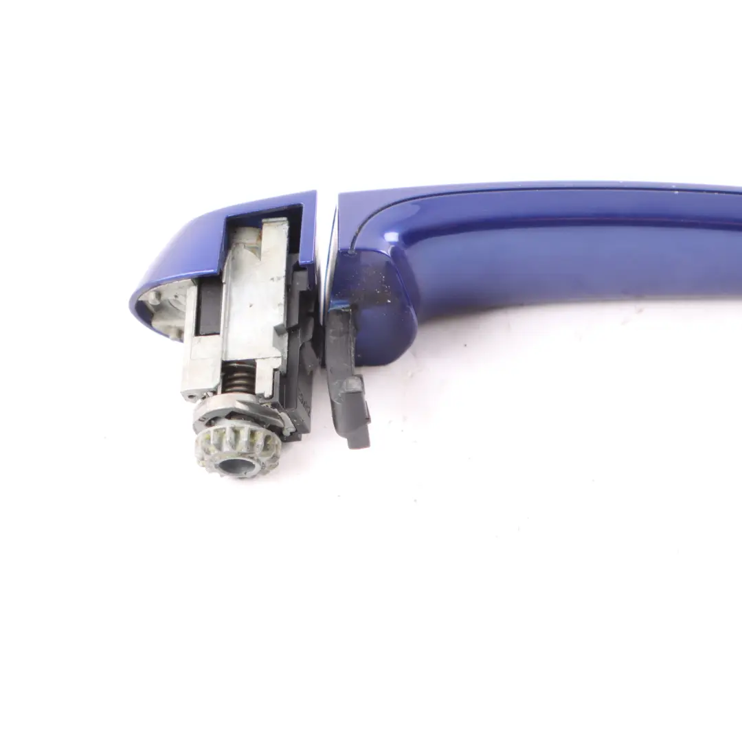 BMW X4 F26 F20 E90 F83 Door Handle Front Right San Marino Blue B51 7332566 - SKU RHD-7332566-SMB - Part number 7207562