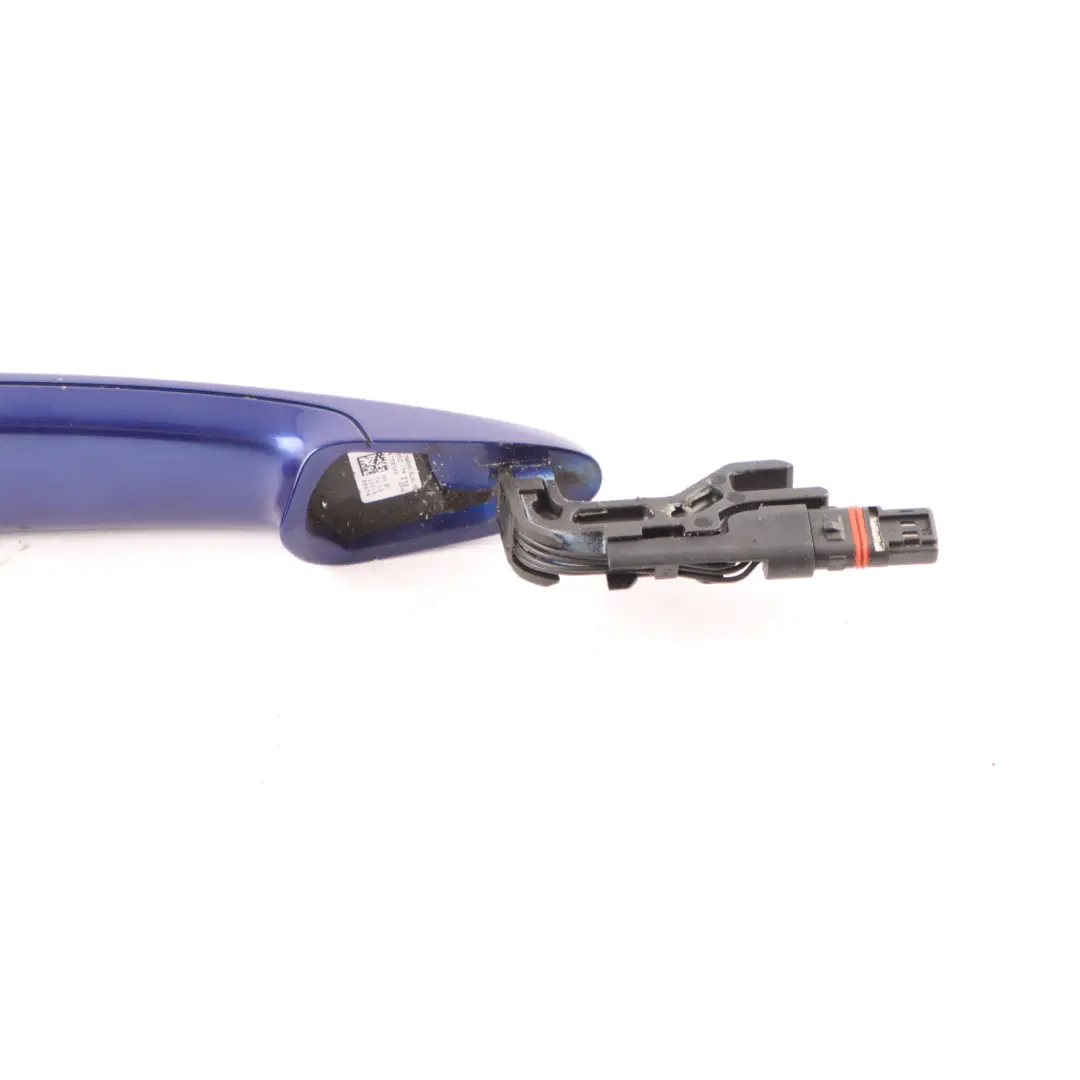 Door Handle Front Right San Marino Blue B51 7332566 to BMW X4 F26 F20 E90 F83 with Part number 7207562 BMW X4 F26 F20 E90 F83 Door Handle Front Right San Marino Blue B51 7332566 - SKU RHD-7332566-SMB - Part number 7207562