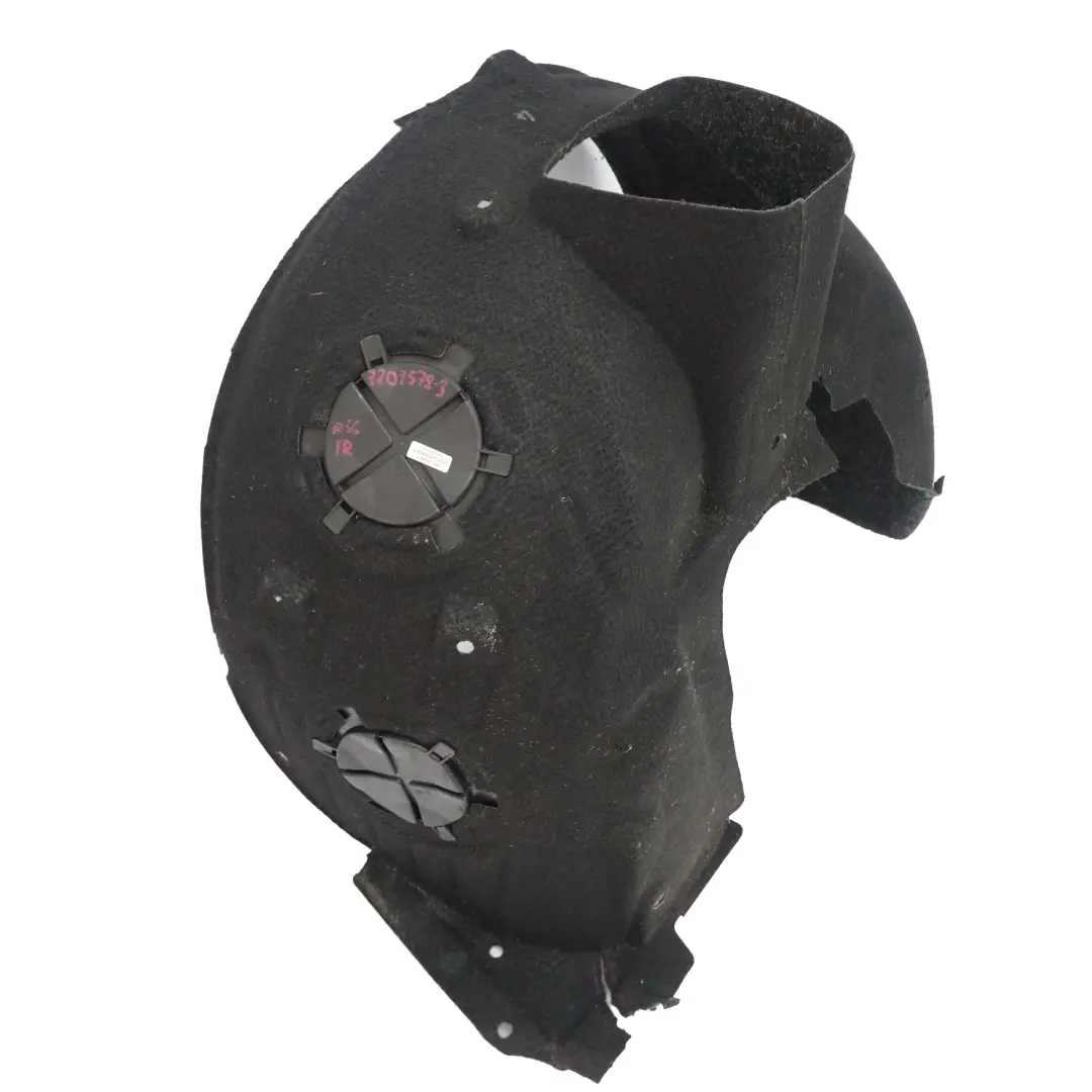 Enjoliveur passage roue Mini R56 R55 avant droite Panneau anti-éclaboussures pour à propos du numéro de pièce 51717207578 Enjoliveur passage roue Mini R56 R55 avant droite Panneau anti-éclaboussures - SKU 7207578-3 - Numéro de pièce 51717207578