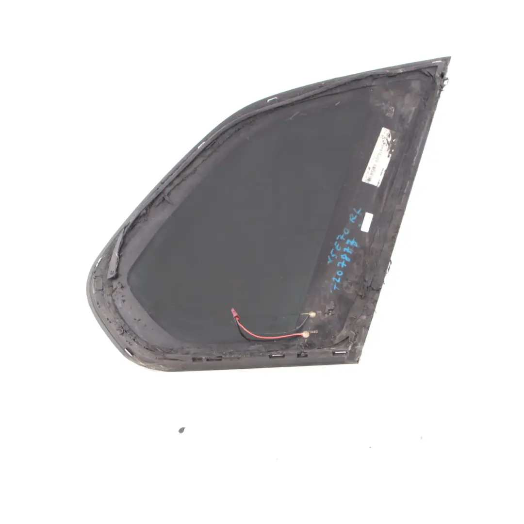 Side Window Quarter Rear Left N/S Glass Black Foil Tinted AS2 to BMW X5 E70 with Part number 7207881 BMW X5 E70 Side Window Quarter Rear Left N/S Glass Black Foil Tinted AS2 - SKU 7207881-1 - Part number 7207881