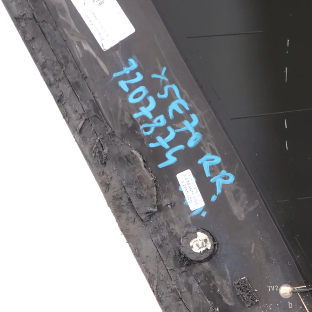 Side Window Quarter Rear Right O/S Glass Foil Tinted AS2 to BMW X5 E70 with Part number 7207882 BMW X5 E70 Side Window Quarter Rear Right O/S Glass Foil Tinted AS2 - SKU 7207882-1 - Part number 7207882