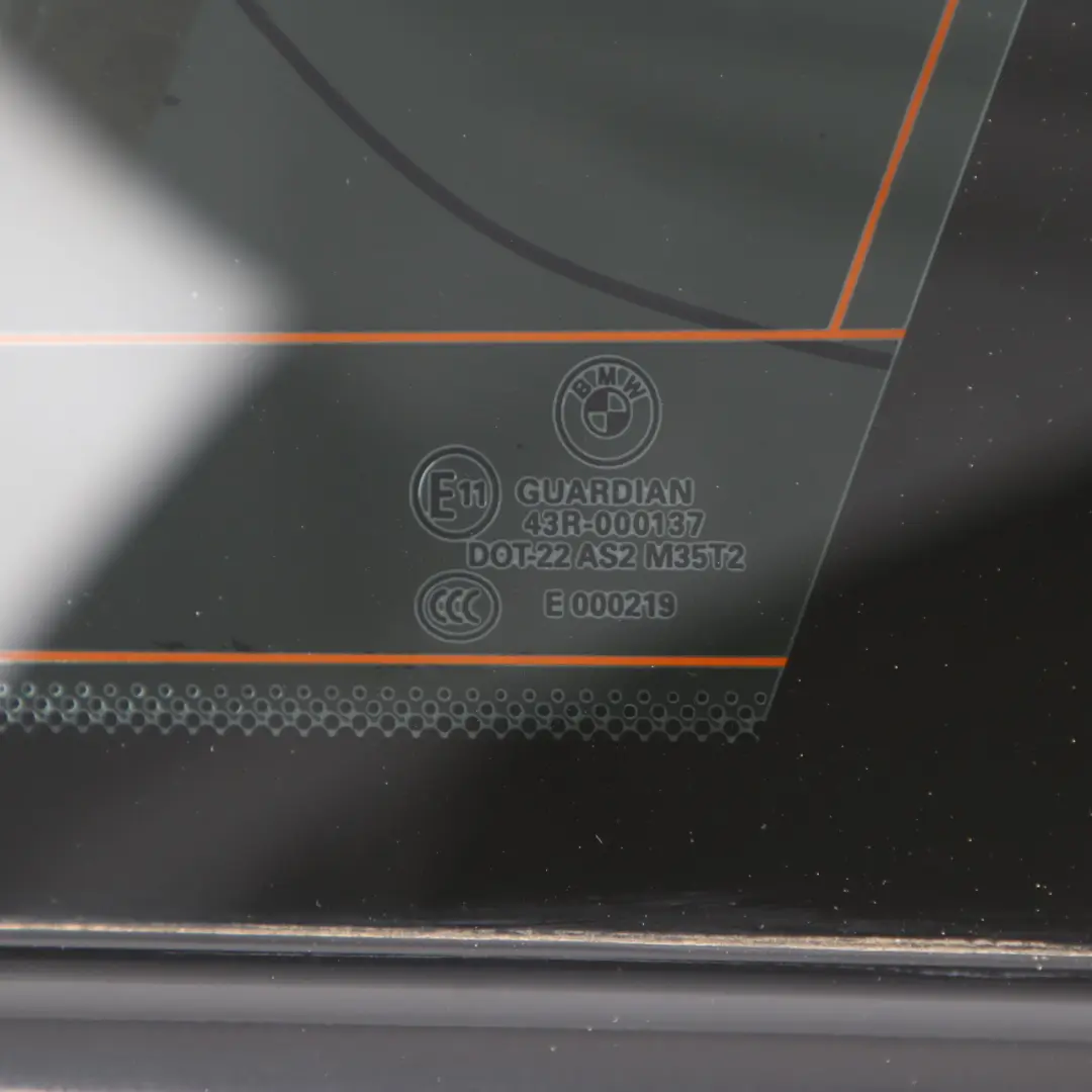 BMW X5 E70 Side Window Quarter Rear Right O/S Glass Foil Tinted AS2 - SKU 7207882-1 - Part number 7207882
