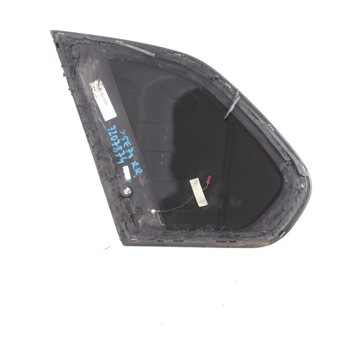 BMW X5 E70 Side Window Quarter Rear Right O/S Glass Foil Tinted AS2 - SKU 7207882-1 - Part number 7207882