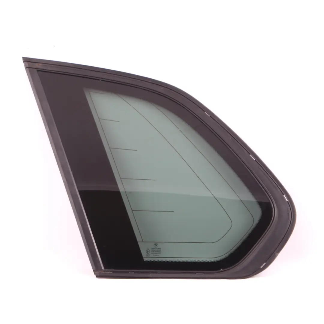 BMW X5 E70 Seitenfenster schwarz Glasdichtung hinten links AS3 beheizt - SKU 7207885-2 - Teilenummer 7207885