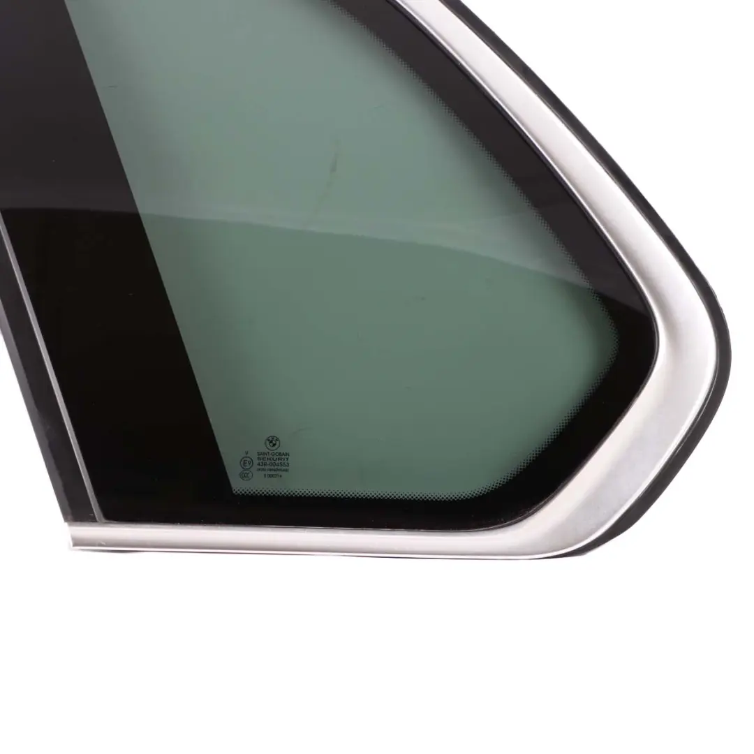 BMW X5 E70 Side Window Black Glass Gasket Rear Left N/S AS3 Heated - SKU 7207885-2 - Part number 7207885
