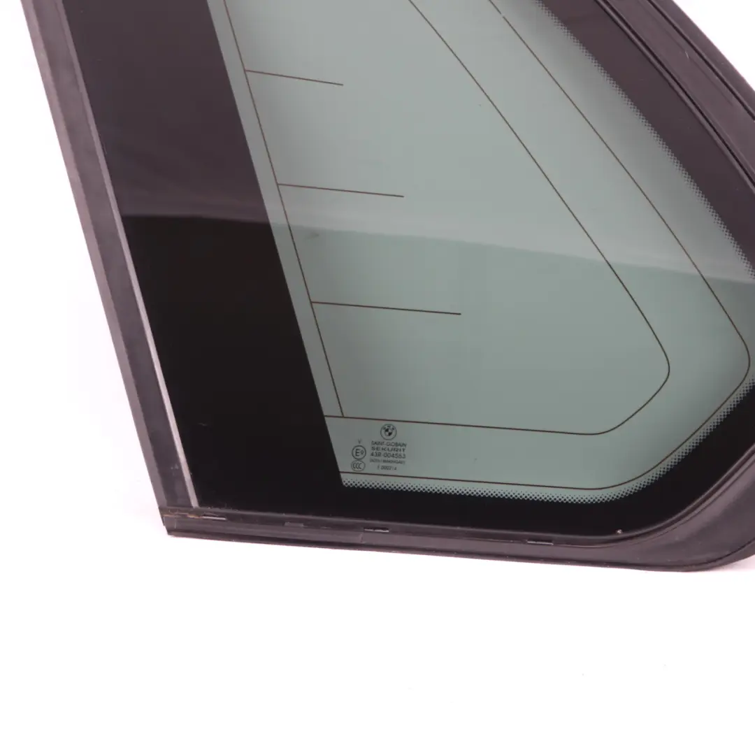 BMW X5 E70 Joint de vitre latérale noire arrière gauche AS3 Chauffé - SKU 7207885-2 - Numéro de pièce 7207885