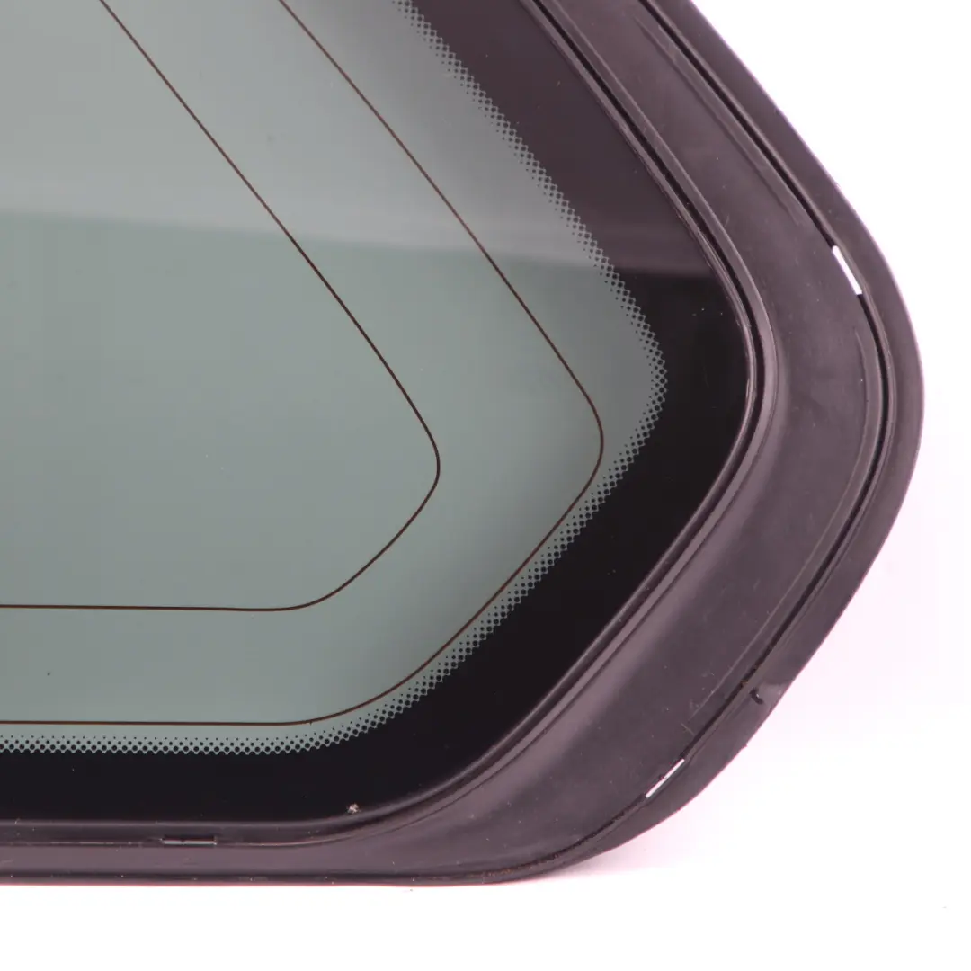 BMW X5 E70 Joint de vitre latérale noire arrière gauche AS3 Chauffé - SKU 7207885-2 - Numéro de pièce 7207885