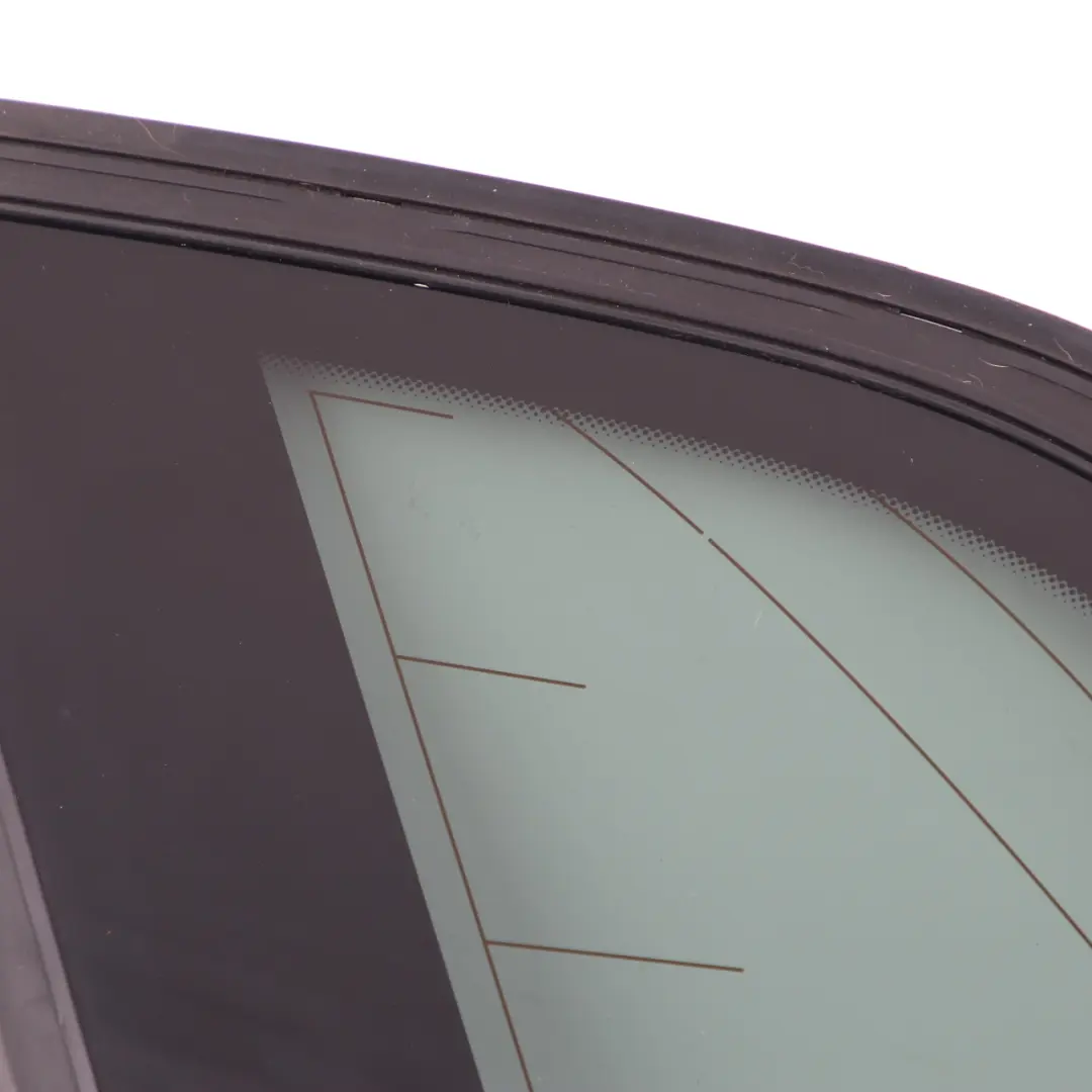BMW X5 E70 Seitenfenster schwarz Glasdichtung hinten links AS3 beheizt - SKU 7207885-2 - Teilenummer 7207885