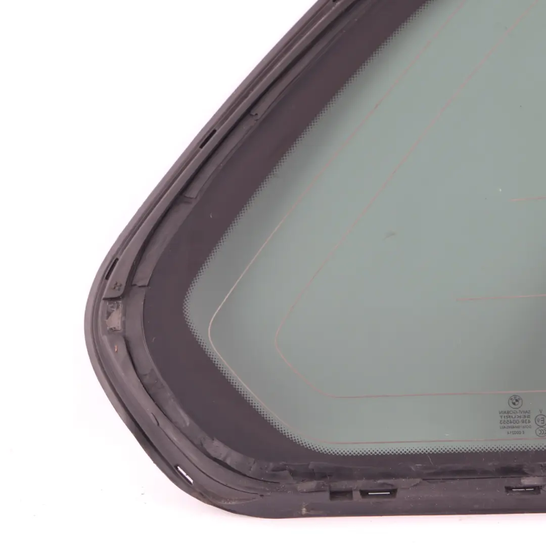 BMW X5 E70 Joint de vitre latérale noire arrière gauche AS3 Chauffé - SKU 7207885-2 - Numéro de pièce 7207885