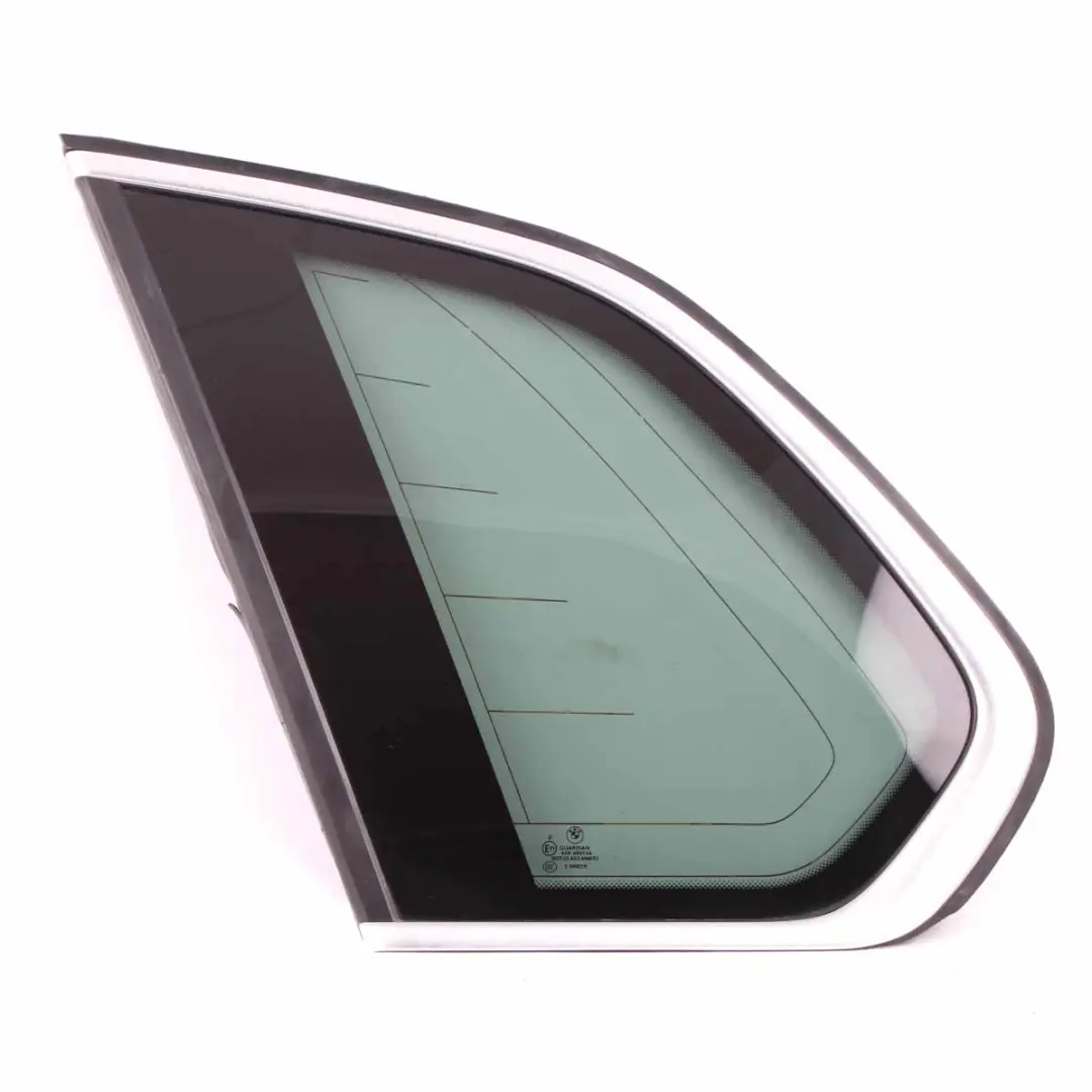 BMW X5 E70 Side Window Black Glass Gasket Rear Left N/S AS3 Heated - SKU 7207885-3 - Part number 7207885