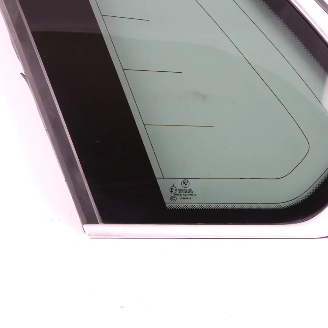 BMW X5 E70 Side Window Black Glass Gasket Rear Left N/S AS3 Heated - SKU 7207885-3 - Part number 7207885