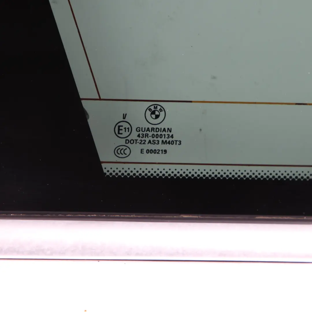 Side Window Black Glass Gasket Rear Left N/S AS3 Heated to BMW X5 E70 with Part number 7207885 BMW X5 E70 Side Window Black Glass Gasket Rear Left N/S AS3 Heated - SKU 7207885-3 - Part number 7207885