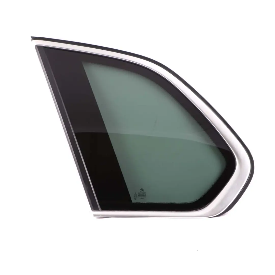 Finestrino Laterale Nero Vetro Alluminio Posteriore Sinistro AS3 per BMW X5 E70 con numero di parte 7207885 BMW X5 E70 Finestrino Laterale Nero Vetro Alluminio Posteriore Sinistro AS3 - SKU 7207885 - Numero di parte 7207885